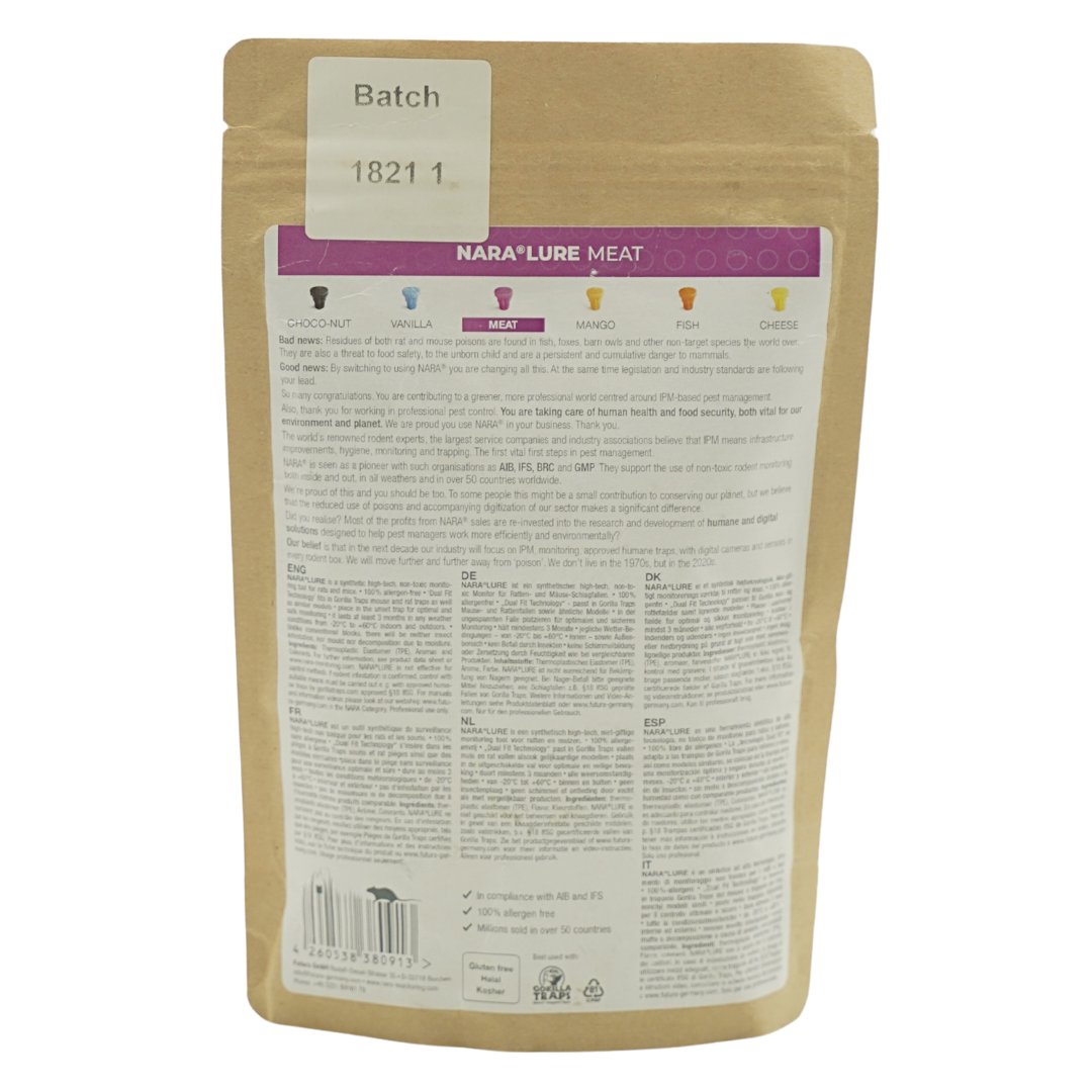 NARA® Lure Monitoring Meat - Appât de Surveillance pour Rats et Souris 2 NARA® Lure Monitoring Meat - Appât de Surveillance pour Rats et Souris
