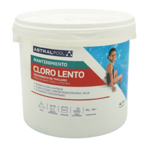 Chlore Lent en Poudre - Traitement Trichloro AstralPool pour Piscines