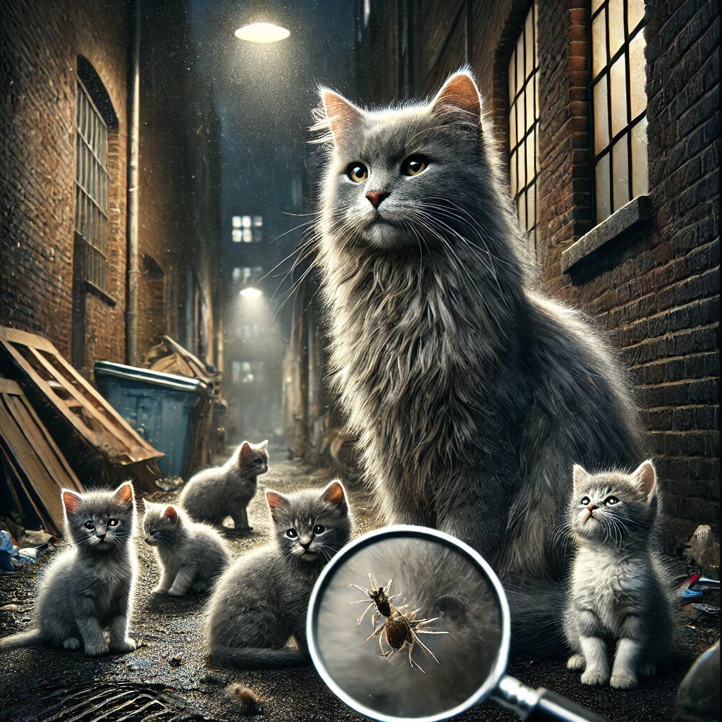 Les puces chez les chats errants Risques et solutions