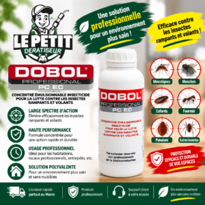 Affiche insecticide professionnelle Dobol
