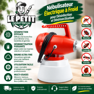Nébulisateur électrique pour désinfection professionnelle