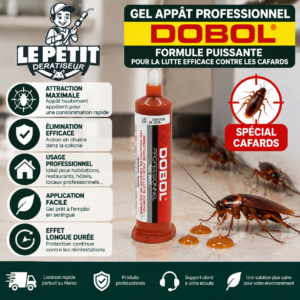 Gel Appât Professionnel DOBOL – Formule Puissante pour la Lutte Efficace contre les Cafards