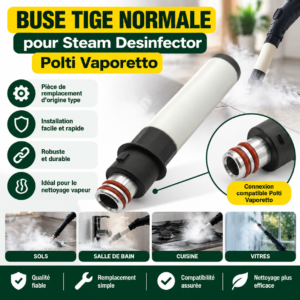 Buse Tige Normale pour Steam Desinfector Polti Vaporetto