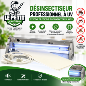 Désinsectiseur Professionnel à UV – Système de Contrôle des Insectes Volants