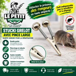 Stucki Grelot avec Pince Large pro