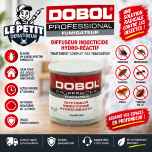 DOBOL Professional Fumigateur - Diffuseur Insecticide Hydro-Réactif Multi-Insectes