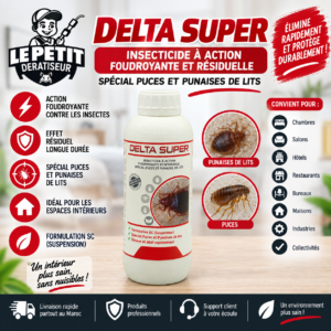 Delta Super - Insecticide Concentré à Action Foudroyante et Résiduelle