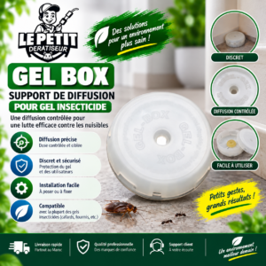GEL BOX – Support de Diffusion pour Gel Insecticide