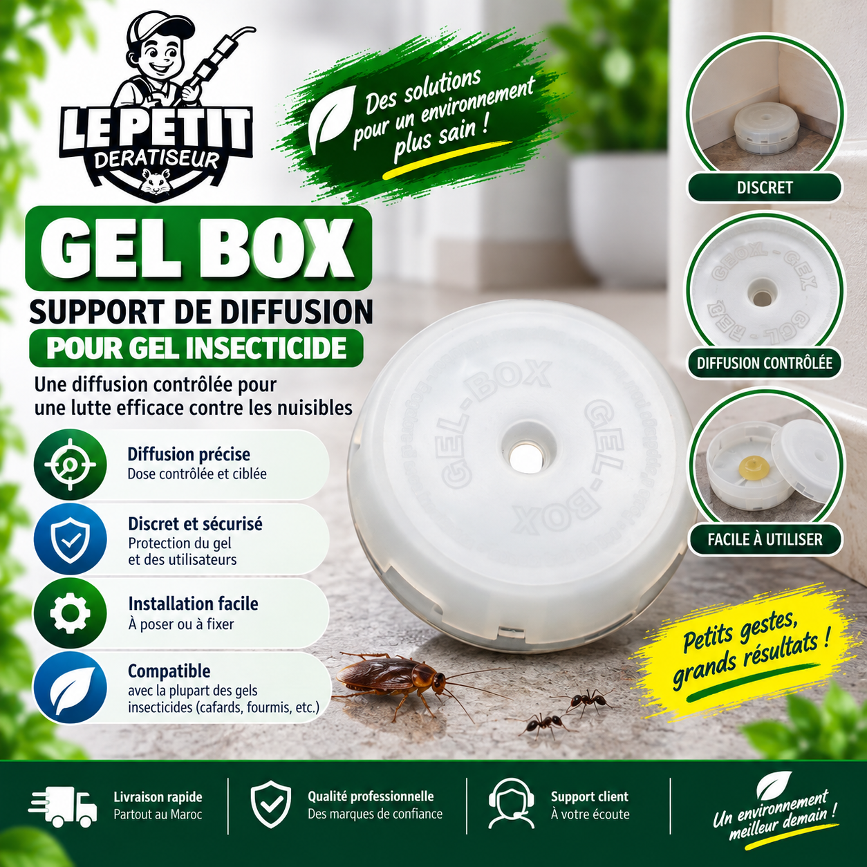GEL BOX – Support de Diffusion pour Gel Insecticide 1 GEL BOX – Support de Diffusion pour Gel Insecticide