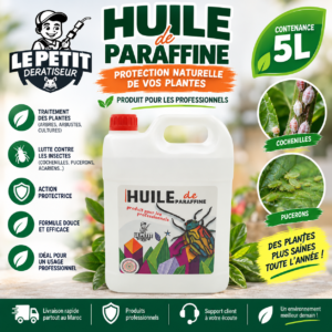 Huile de Paraffine - Contenance 5L