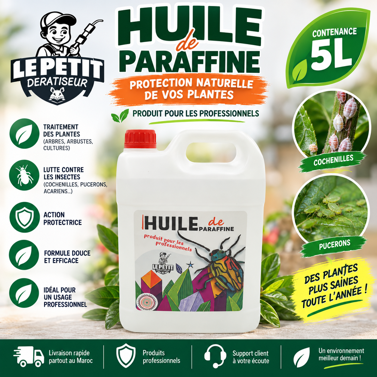 Huile de Paraffine - Contenance 5L 1 Huile de Paraffine - Contenance 5L