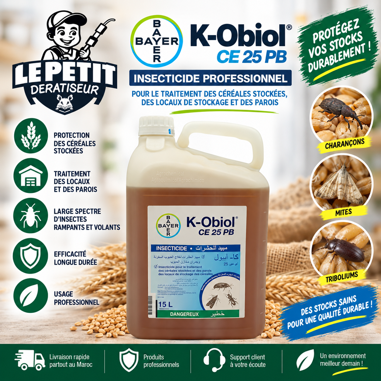 Insecticide K-OBIOL EC 25 1 Insecticide K-OBIOL EC 25
