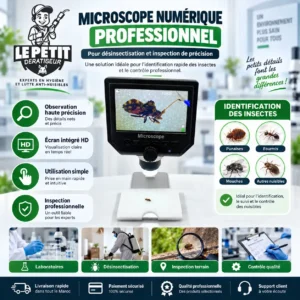 Microscope Numérique Professionnel pour Désinsectisation et Désinfection : Une Précision Inégalée